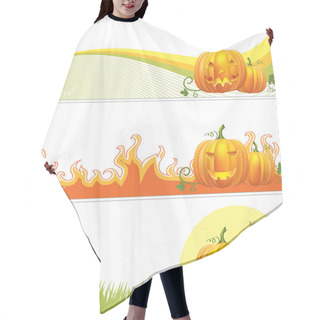 Personality  Halloween Banners Hair Cutting Cape