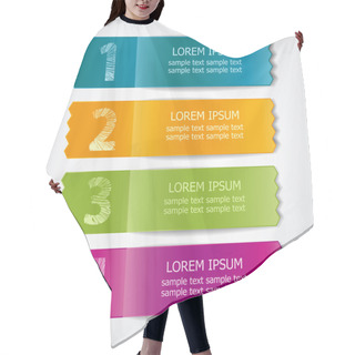 Personality  Ribbons Hair Cutting Cape