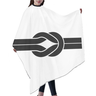 Personality  Knot Black Symbol.   Hair Cutting Cape