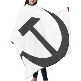 Personality  Hammer And Sickle Russia Emblem Silhouette Hair Cutting Cape