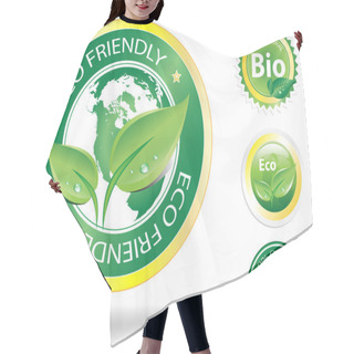 Personality  Eco Labels Hair Cutting Cape