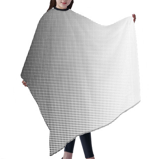 Personality  Halftone Dots Gradient In Format Vector Hair Cutting Cape