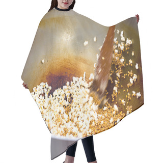 Personality  Popcorn Popping Point Hair Cutting Cape