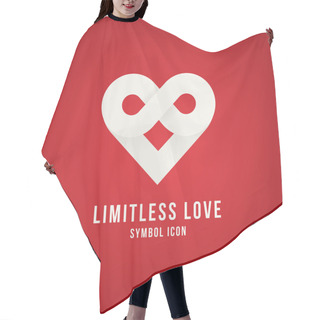 Personality  Limitless Love Symbol Hair Cutting Cape