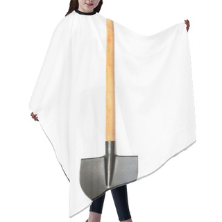 Personality  Shovel With Wooden Handle Hair Cutting Cape