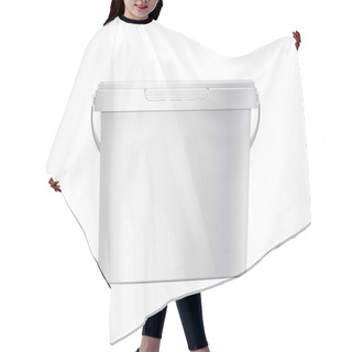 Personality  Plastic Bucket Hair Cutting Cape