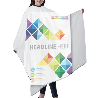 Personality  Cover Annual Report Hair Cutting Cape