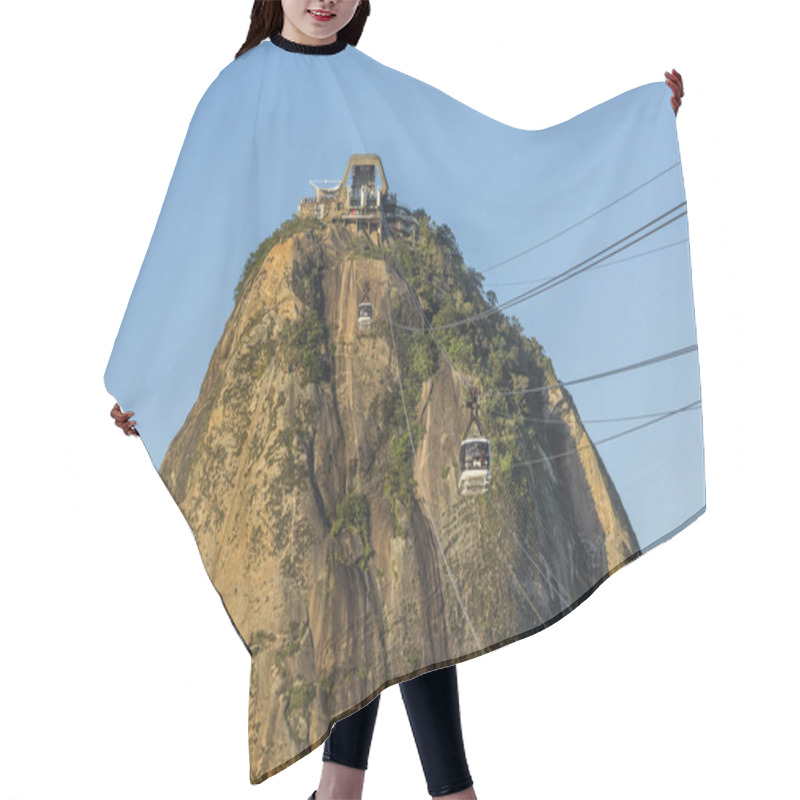 Personality  Cable Cars In Po De Acar Hair Cutting Cape