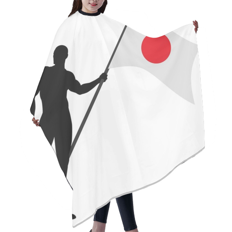 Personality  Flag Bearer Hair Cutting Cape