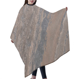 Personality  Top View Of Textured Stone Surface With Copy Space, Panoramic Shot Hair Cutting Cape