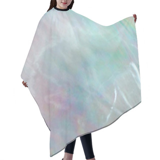 Personality  Abstract Mother Of Pearl Shell Background With Mauve, Lilac And Turquoise Colours Hair Cutting Cape