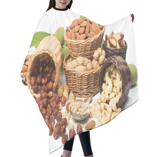 Personality  Different Nuts  Hair Cutting Cape