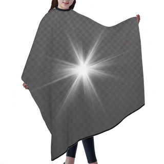 Personality  Bright White Stars. Hair Cutting Cape