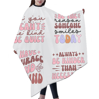Personality   Kindness  Svg  Design Set Hair Cutting Cape