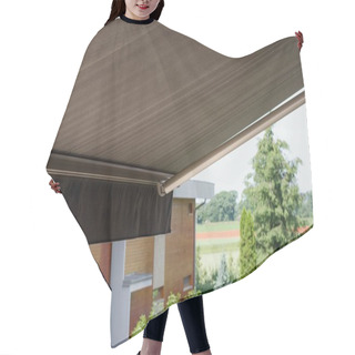 Personality  Sunprotecting Awning From Fabric Material, Residential House. Hair Cutting Cape
