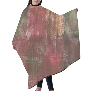 Personality  Multicolored Abstract Fractal Painting Hair Cutting Cape