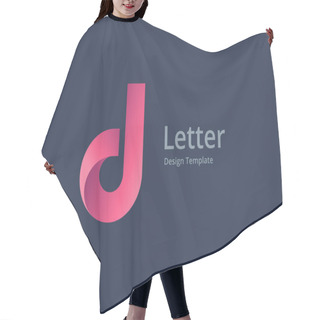 Personality  Letter D Logo Icon Design Template Elements Hair Cutting Cape