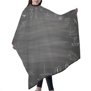 Personality  Back To School Background Hair Cutting Cape
