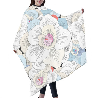 Personality  Floral Pattern  Hair Cutting Cape