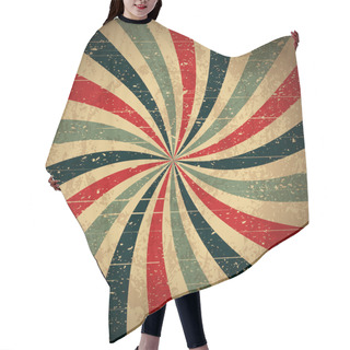 Personality  Retro Background Hair Cutting Cape