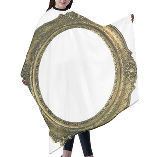 Personality  Golden Frame Hair Cutting Cape