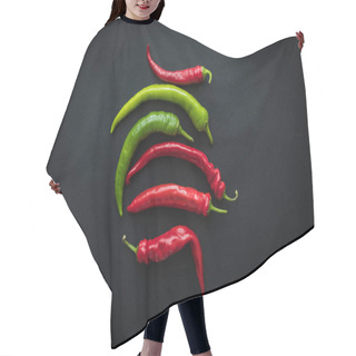 Personality  Fresh Chili Peppers Hair Cutting Cape