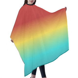 Personality  Colorful Geometric Background With Mosaic Design Hair Cutting Cape