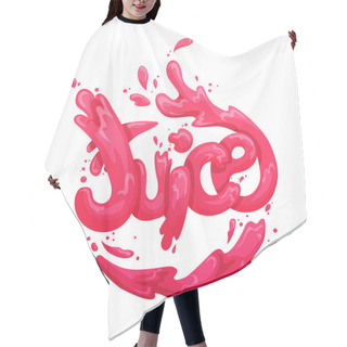 Personality  Juice Splash  Sign Hair Cutting Cape