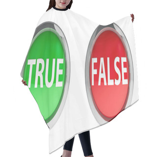 Personality  Icons True & False With Highlight Hair Cutting Cape
