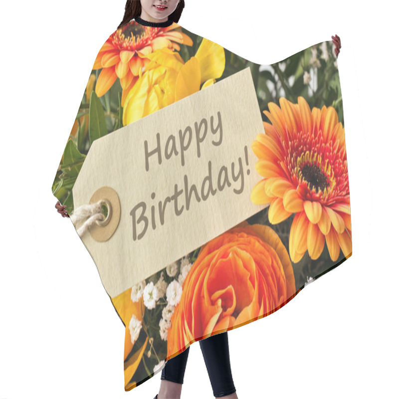 Personality  Happy  Birthday Hair Cutting Cape