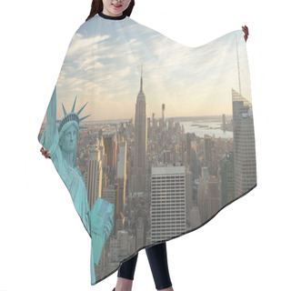 Personality  New York City Collage Hair Cutting Cape