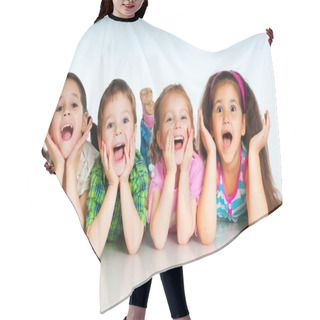 Personality  Small Laughing Kids Hair Cutting Cape