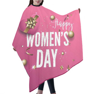 Personality  Women Day Greeting Card  Hair Cutting Cape