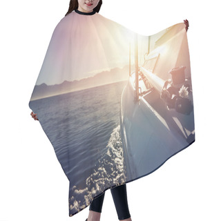 Personality  Sailing Ocean Boat Hair Cutting Cape