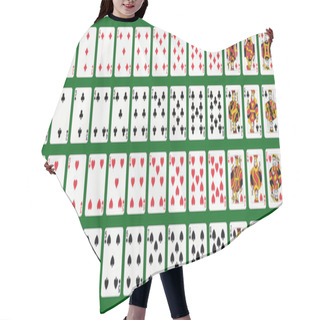 Personality  Poker Playing Cards, Full Deck Hair Cutting Cape
