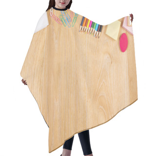 Personality  Desktop With Stationery Hair Cutting Cape