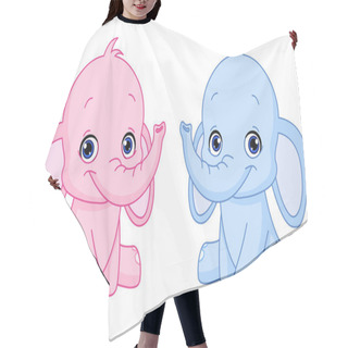 Personality  Baby Elephants Hair Cutting Cape