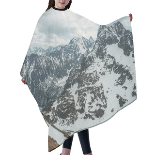 Personality  Winter Landscape With Scenic Peaks Covered With Snow, Morskie Oko, Sea Eye, Tatra National Park, Poland Hair Cutting Cape