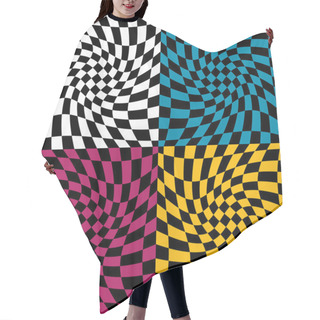 Personality  Op Art Pattern 1 Hair Cutting Cape