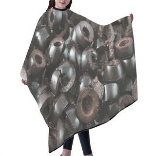 Personality  Sliced Black Olives Hair Cutting Cape