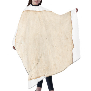 Personality  Blank Antique Paper Texture Hair Cutting Cape