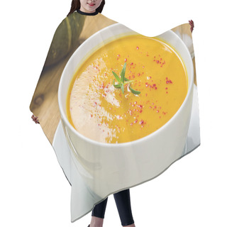 Personality  Squash Soup With Rosemary And Paprika Hair Cutting Cape