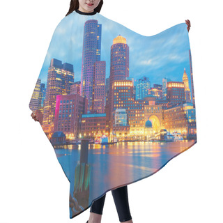 Personality  Boston Harbor And Financial District Hair Cutting Cape