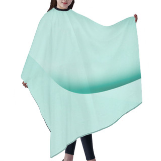 Personality  Beautiful Abstract Light Turquoise Paper Background Hair Cutting Cape