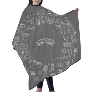 Personality  Cinema Icons Set Hair Cutting Cape