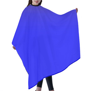 Personality  Abstract Advertising Contemporary Background, Horizontal Gradient Blue Surface Hair Cutting Cape