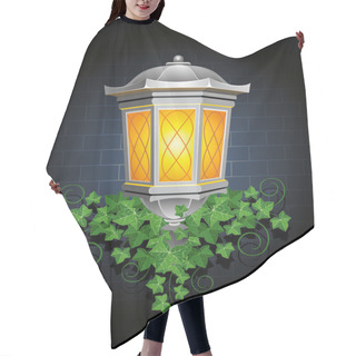 Personality  Street Lantern Hair Cutting Cape