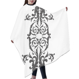 Personality  Vintage Baroque Ornament Element Hair Cutting Cape
