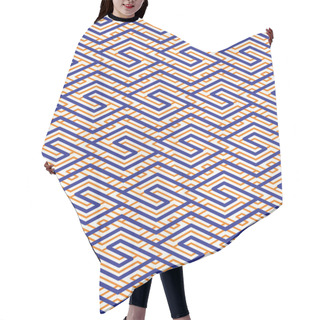 Personality  Colorful Geometric Seamless Pattern Hair Cutting Cape