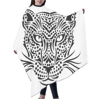 Personality  Leopard. Hair Cutting Cape